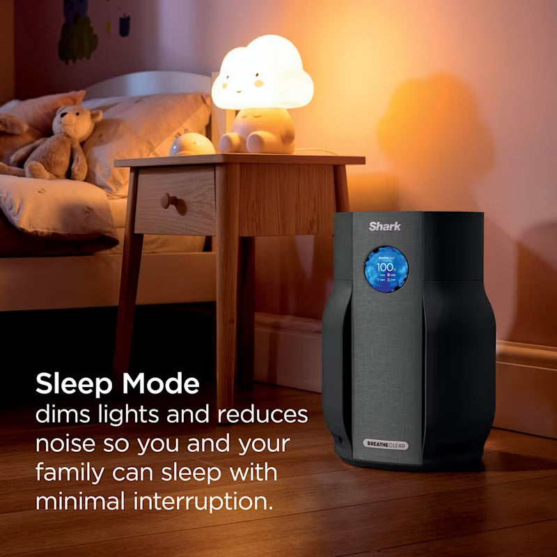 Shark BreatheClear with NeverChange6 Air Purifier - Charcoal HP162UKBK