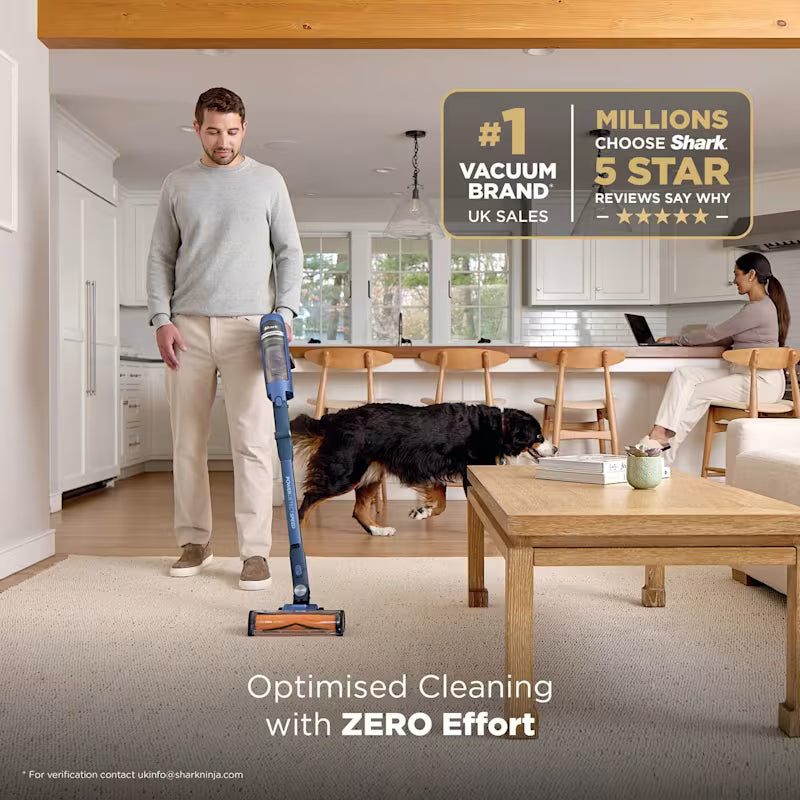 Shark PowerDetect Speed Clean and Empty Pet Pro Cordless Vacuum – Ultramarine IA3241UKT