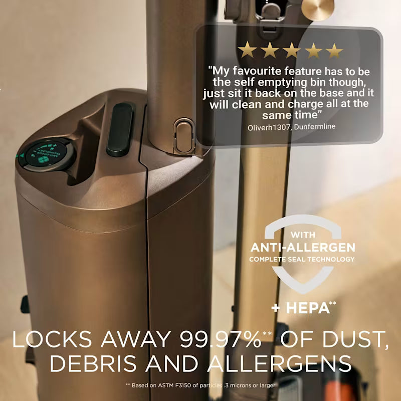 Shark PowerDetect Speed Luxe Collection Clean & Empty Cordless Vacuum  IA3246UKTBR