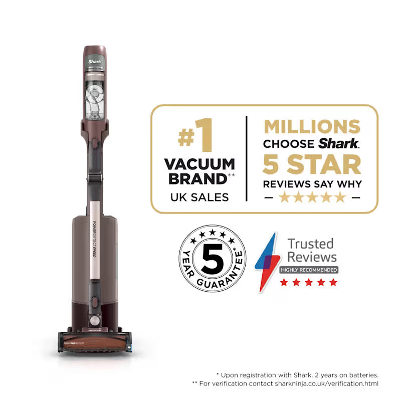 Shark PowerDetect Speed Luxe Collection Clean & Empty Cordless Vacuum  IA3246UKTBR