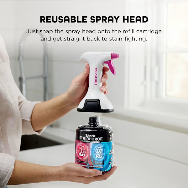 Shark StainForce Dual-Formula Refill Cartridge & Spray Head