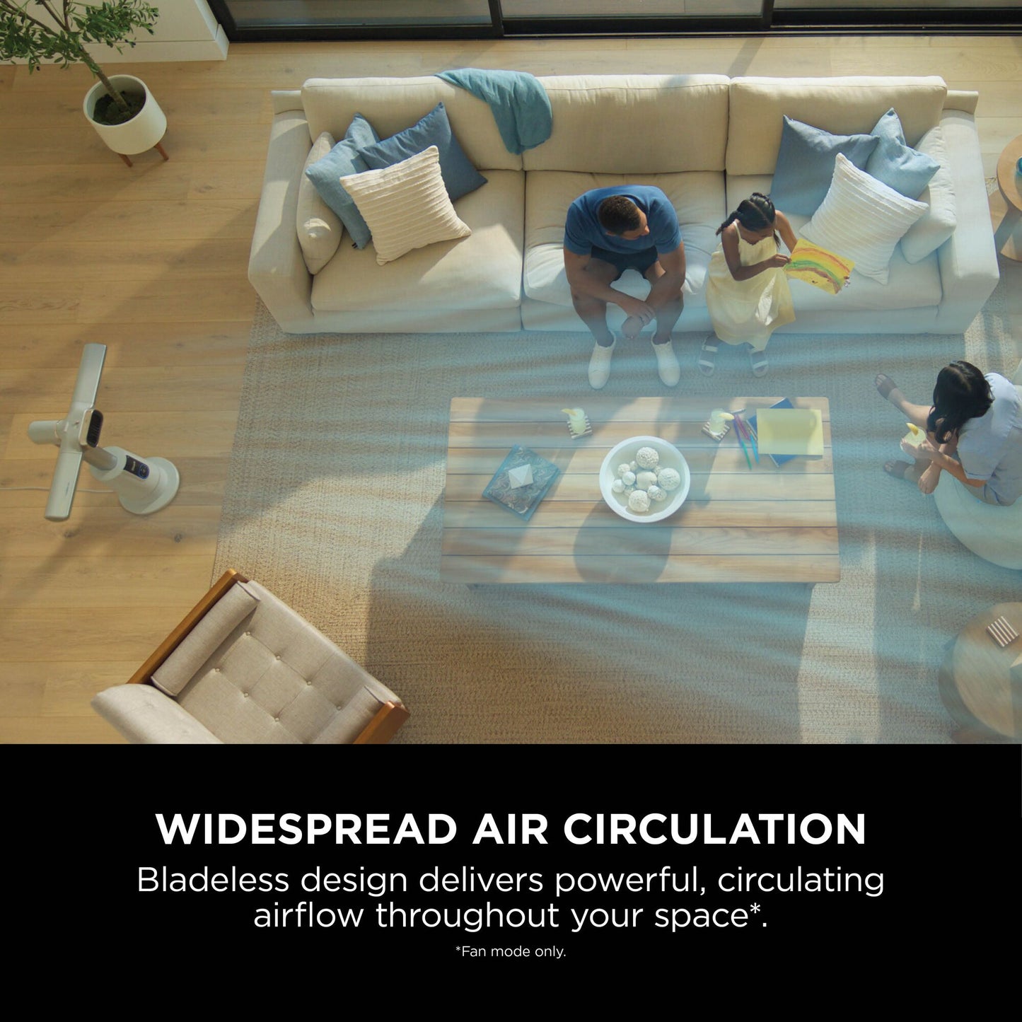 Shark TurboBlade Cool + Heat TH200UKWH