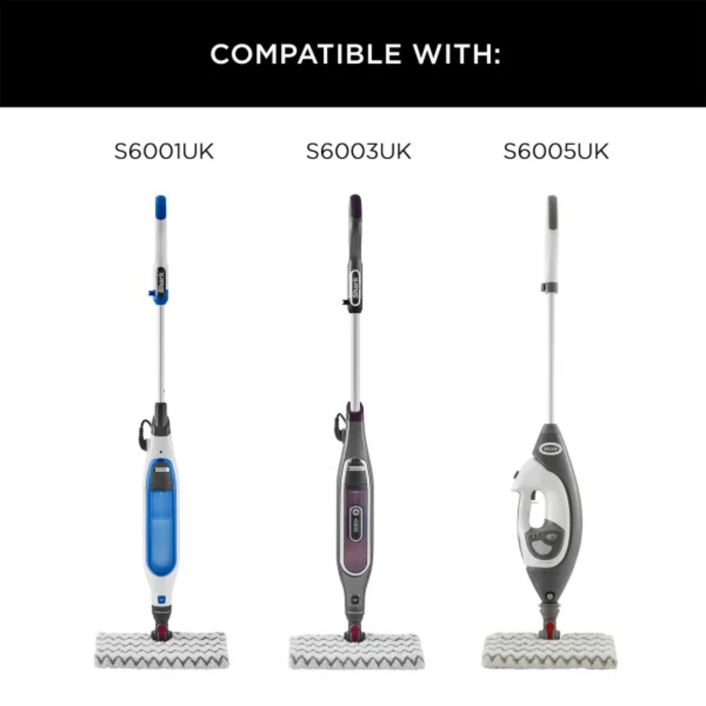 Shark Steam Mop Dirt Grip Pads (Twin Pack)