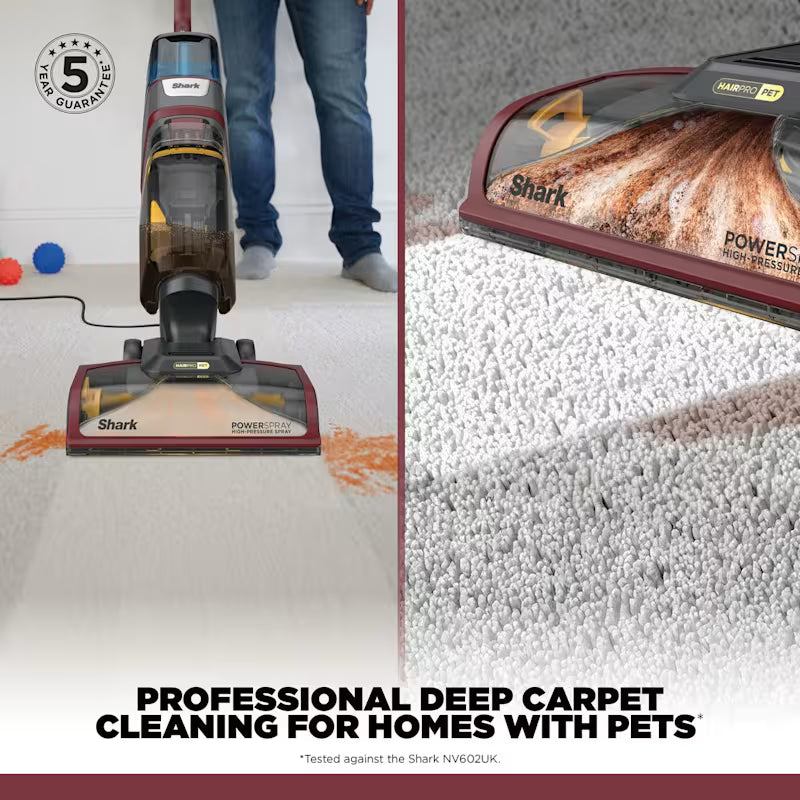 Shark CarpetXpert HairPro Pet Deep Carpet Cleaner EX220UK