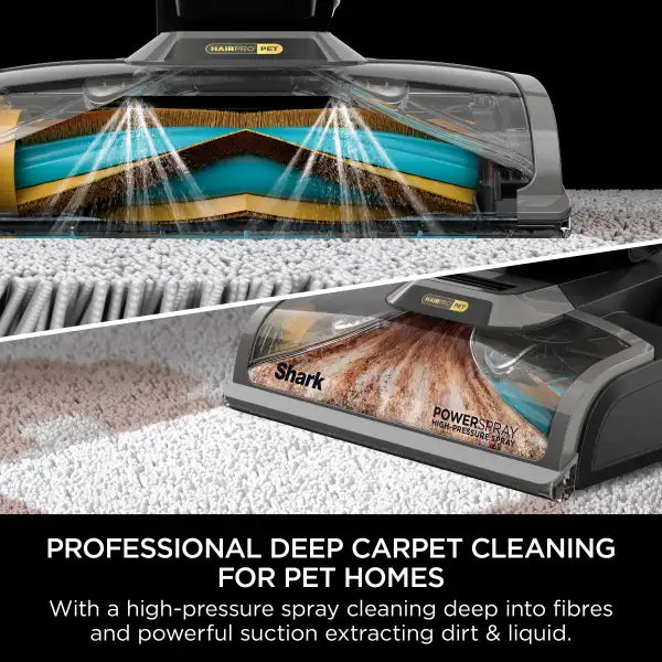 Shark CarpetXpert HairPro Pet Deep Carpet Cleaner with Built-In StainStriker EX300UK