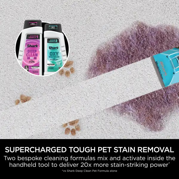 Shark CarpetXpert HairPro Pet Deep Carpet Cleaner with Built-In StainStriker EX300UK