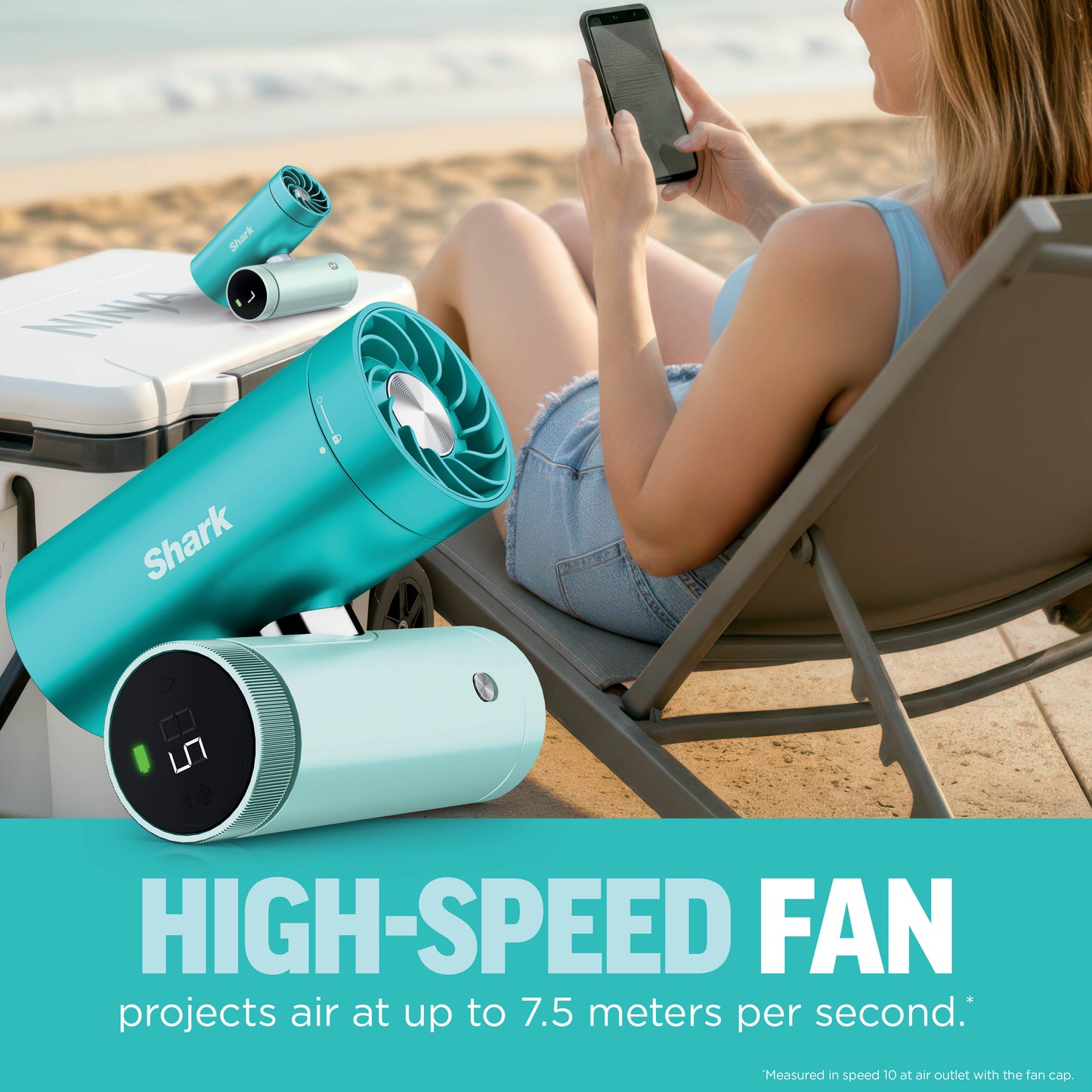 Shark ChillPill 3-in-1 Fan, Mist & InstaChill System – Glacier FA022UKBL
