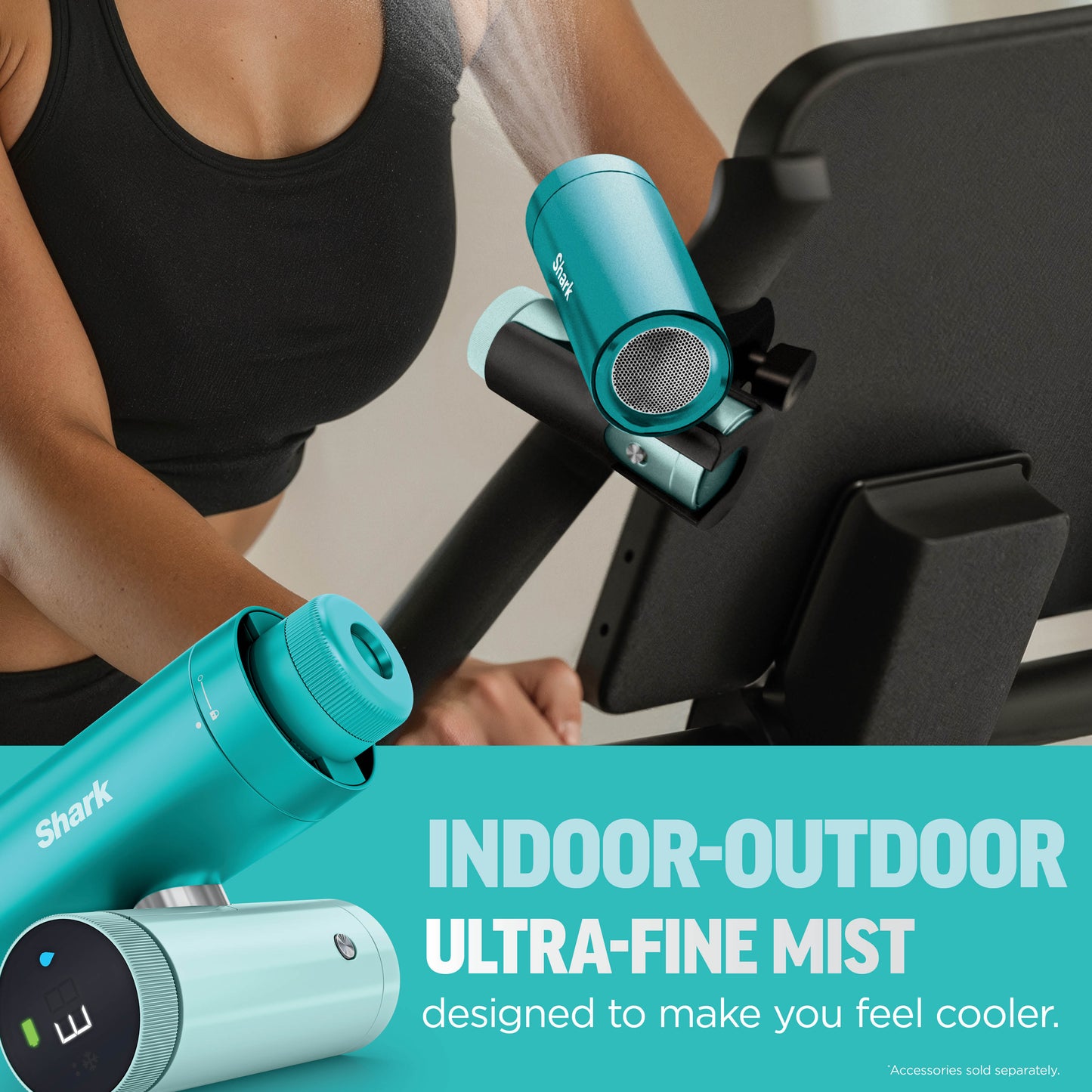 Shark ChillPill 3-in-1 Fan, Mist & InstaChill System – Glacier FA022UKBL