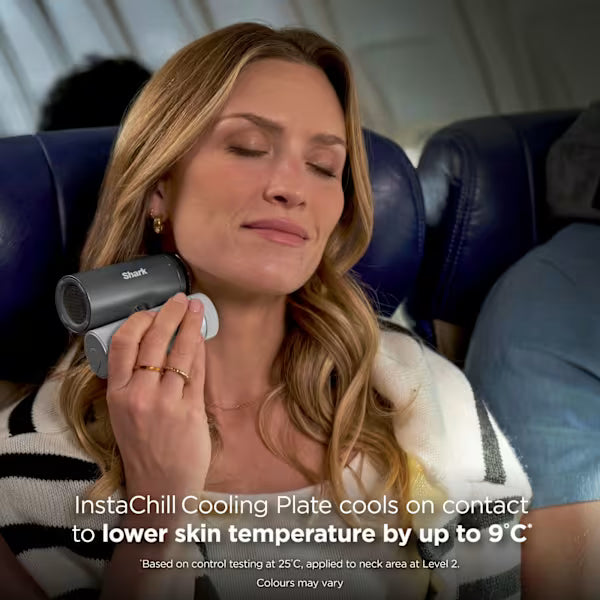 Shark ChillPill 3-in-1 Fan, Mist & InstaChill System – Iced Latte FA022UKBR