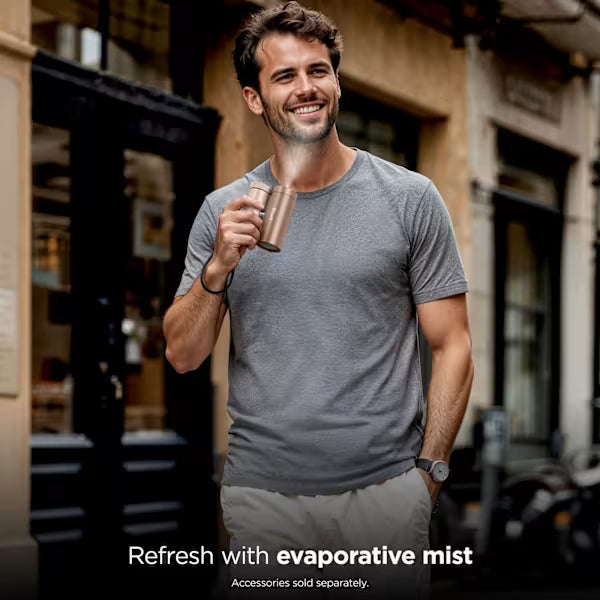 Shark ChillPill 3-in-1 Fan, Mist & InstaChill System – Iced Latte FA022UKBR