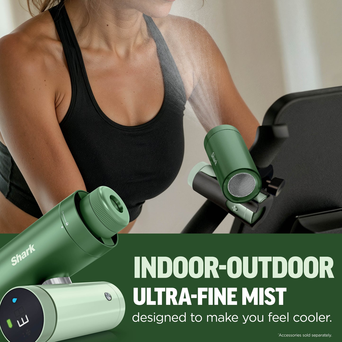 Shark ChillPill 3-in-1 Fan, Mist & InstaChill System – Matcha FA022UKGN