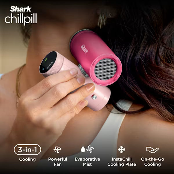 Shark ChillPill 3-in-1 Fan, Mist & InstaChill System – Dragon Fruit FA022UKPK