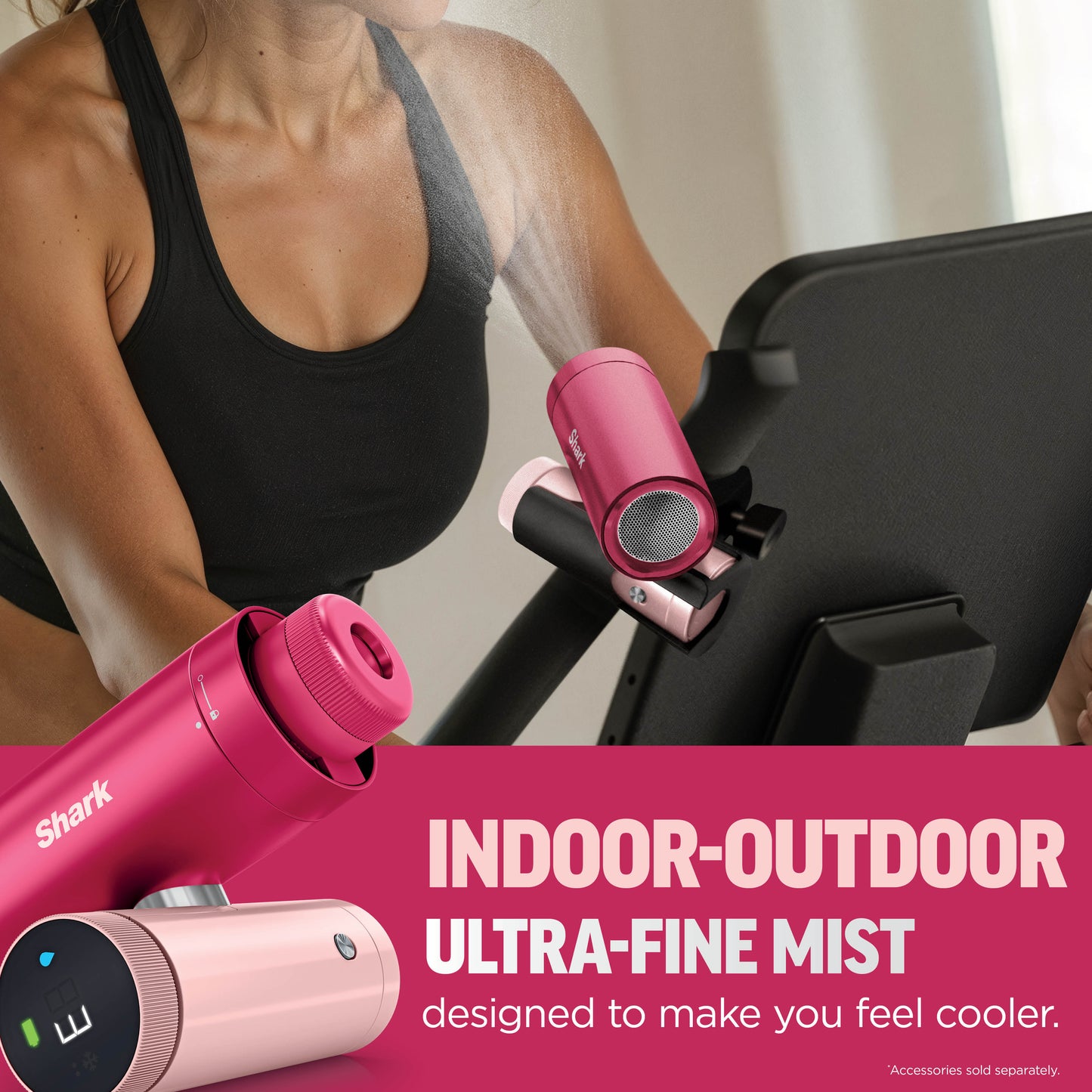 Shark ChillPill 3-in-1 Fan, Mist & InstaChill System – Dragon Fruit FA022UKPK