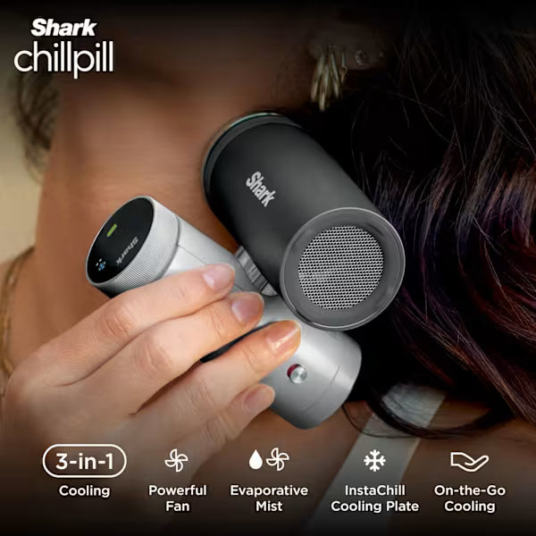 Shark ChillPill 3-in-1 Fan, Mist & InstaChill System – Carbon FA022UK