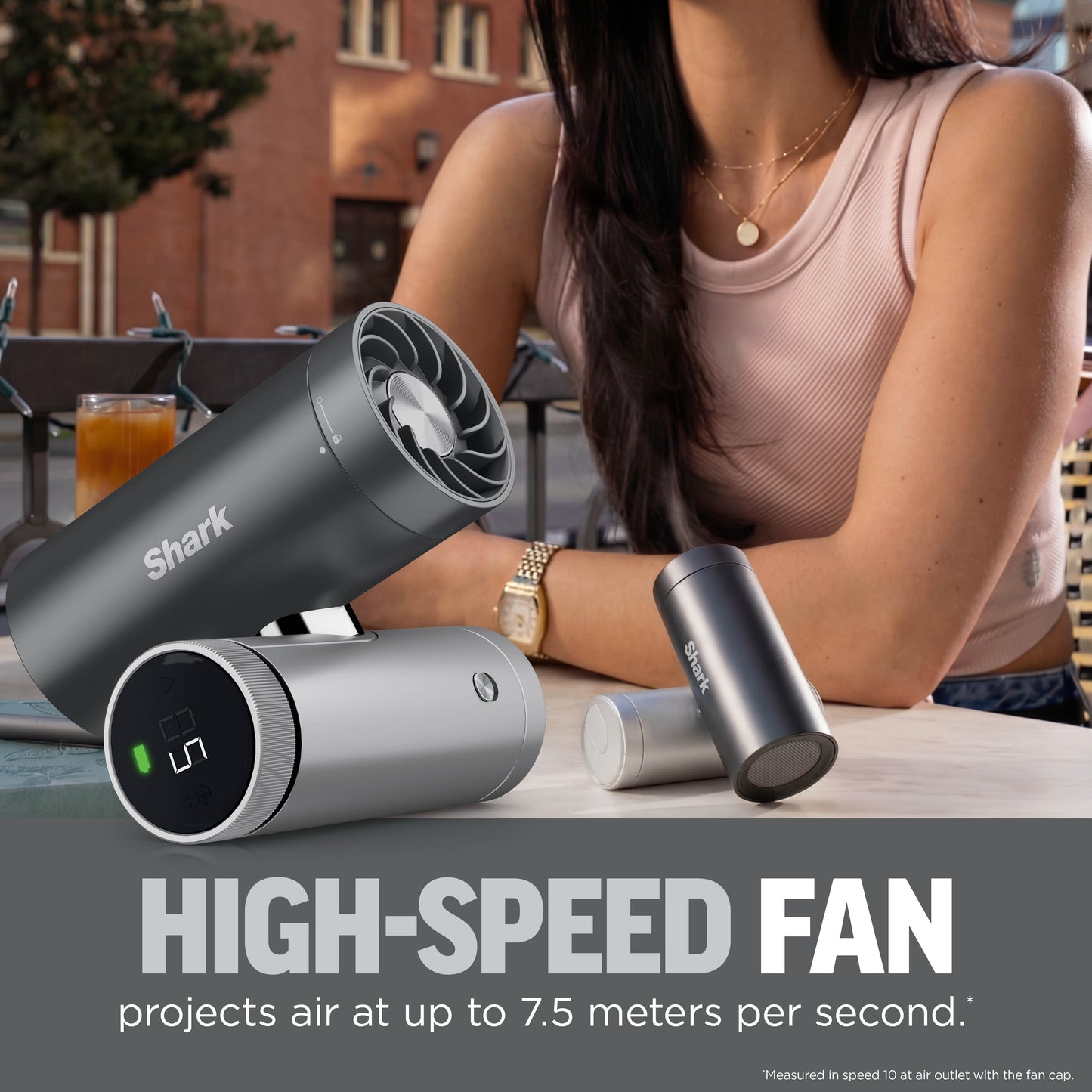 Shark ChillPill 3-in-1 Fan, Mist & InstaChill System – Carbon FA022UK