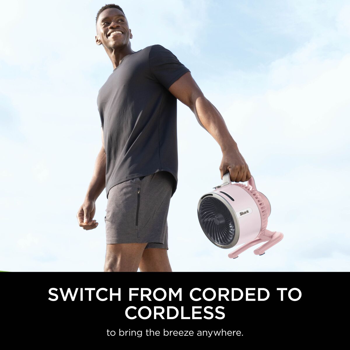 Shark FlexBreeze HydroGo Misting Fan - Ballet Pink FA050UKPK
