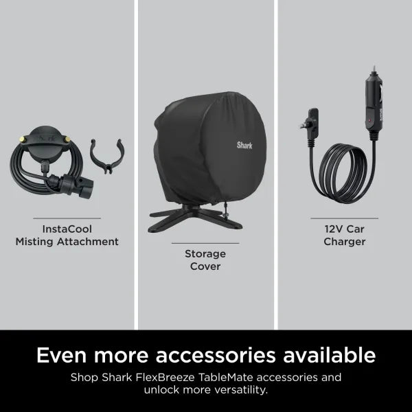 Shark FlexBreeze TableMate Indoor to Outdoor High-Velocity Tabletop Fan FA150UK