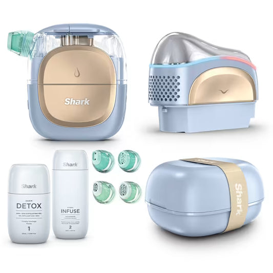 Shark FacialPro Glow Glow-Boosting At-Home Facial System - Spa Blue - FH320UK