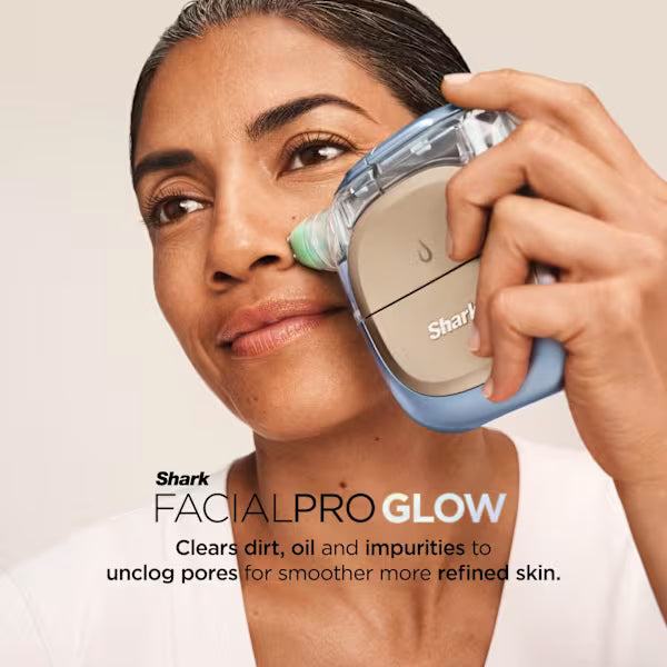 Shark FacialPro Glow Glow-Boosting At-Home Facial System - Spa Blue - FH320UK