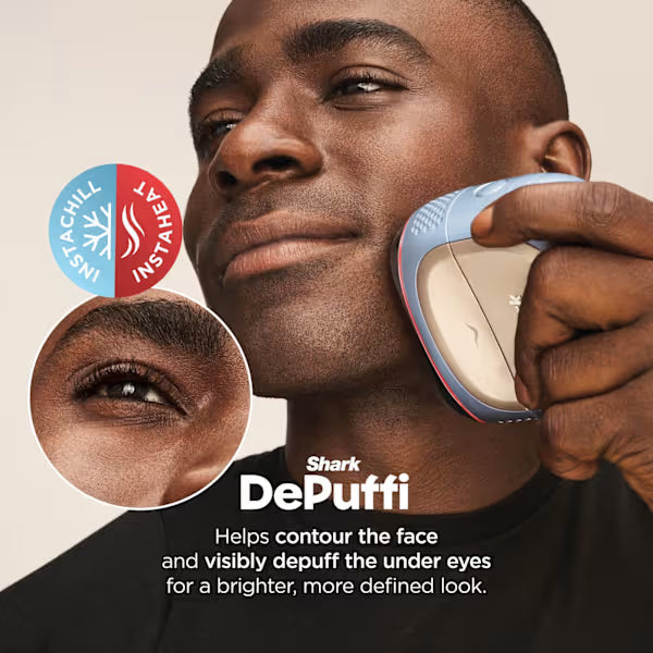 Shark FacialPro Glow Glow-Boosting At-Home Facial System - Spa Blue - FH320UK