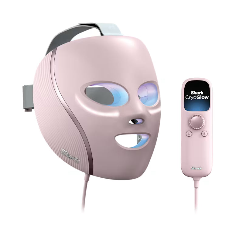 Shark CryoGlow Under-Eye Cooling & LED Anti-Ageing & Blemish Repair Mask FW312IEPK - Rose Glow