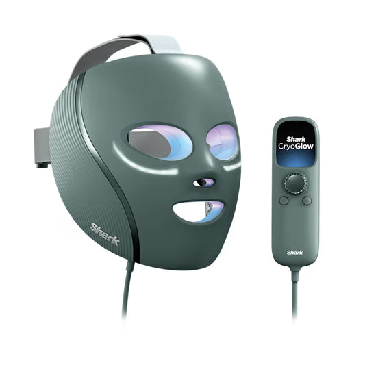 Shark CryoGlow Under-Eye Cooling & LED Anti-Ageing & Blemish Repair Mask FW312IESG - Frosted Green