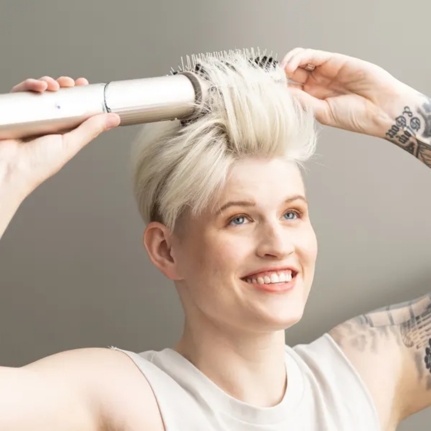 Shark FlexStyle Oval Brush - Stone