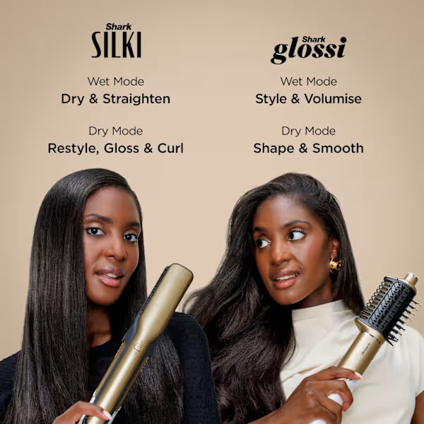 Shark Glam Straight, Waves & Curls Multi-styler HD6052SUK
