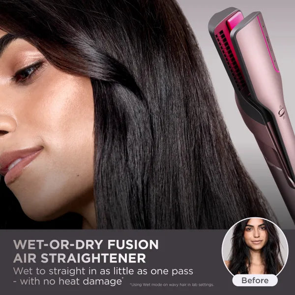 Shark FlexFusion Straight 5-in-1 Air Styler & Dryer & Ceramic Straightener with Case [HD652SUK]