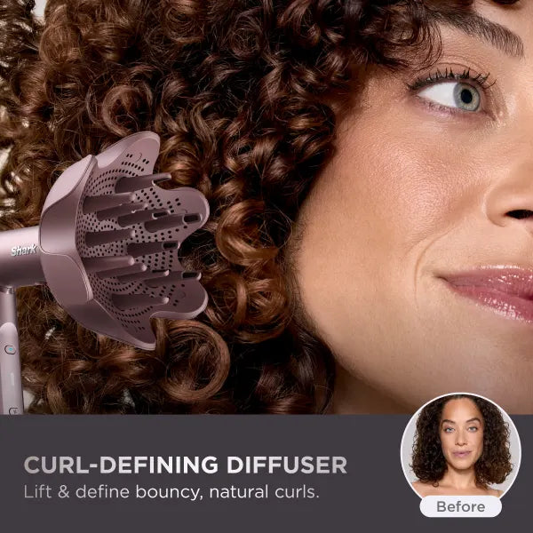 Shark FlexFusion Straight 5-in-1 Air Styler & Dryer & Ceramic Straightener with Case [HD652SUK]