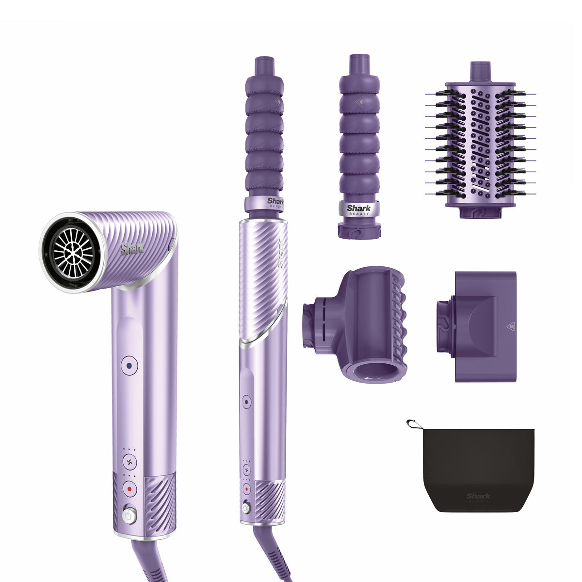 Shark FlexStyle IonCurl Air Styler & Hair Dryer, 4-in-1 - Lilac HD840UKPU