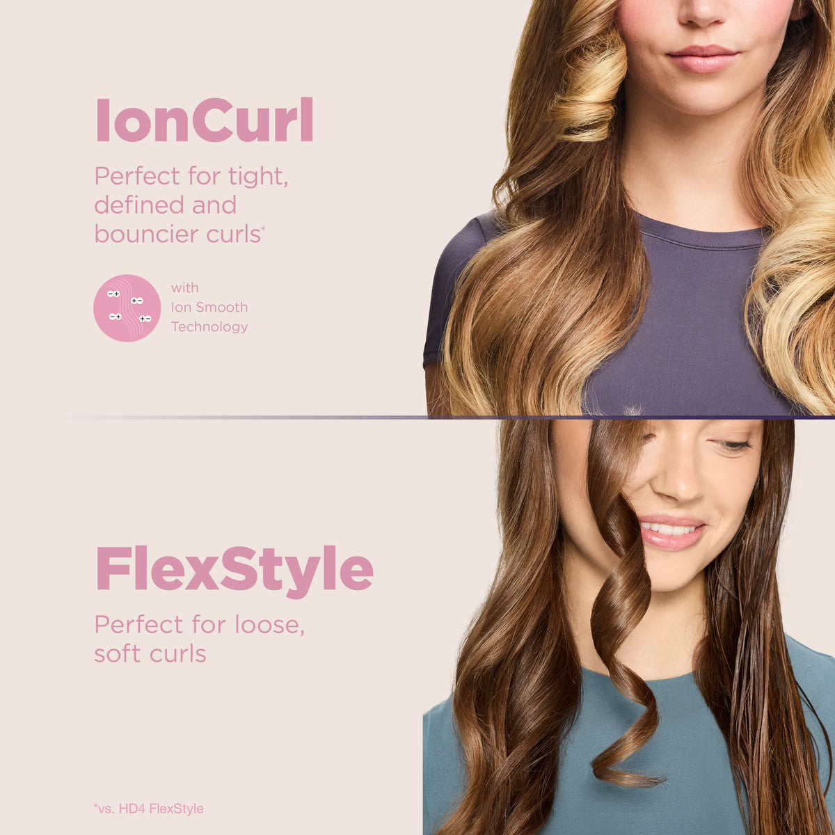 Shark FlexStyle IonCurl Hair Styler and Dryer - Pink HD850UKPK