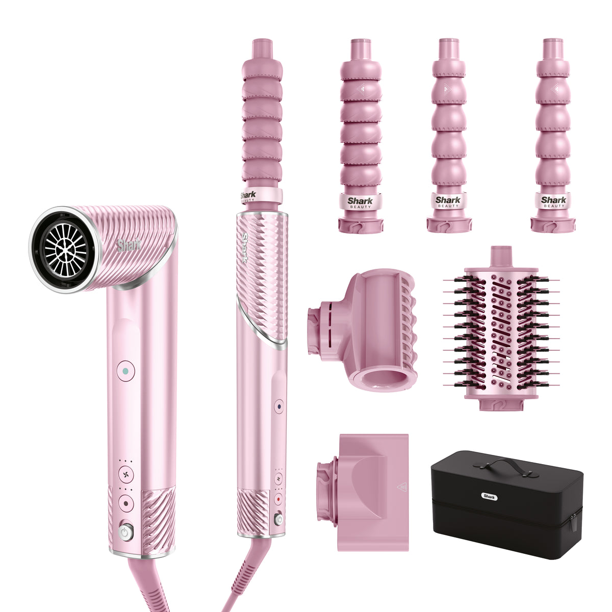 Shark FlexStyle IonCurl Hair Styler and Dryer - Pink HD850UKPK