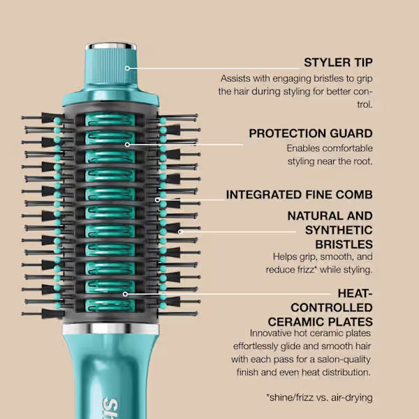 Shark Glossi 2-in-1 Hot Tool and Air Glosser - Juniper - HT302UKTL