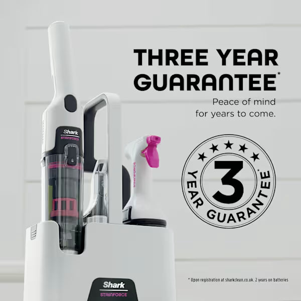 Shark StainForce Cordless Stain-Destroying Spot Cleaner HX100UKT