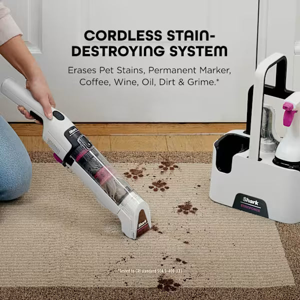 Shark StainForce Cordless Stain-Destroying Spot Cleaner HX100UKT
