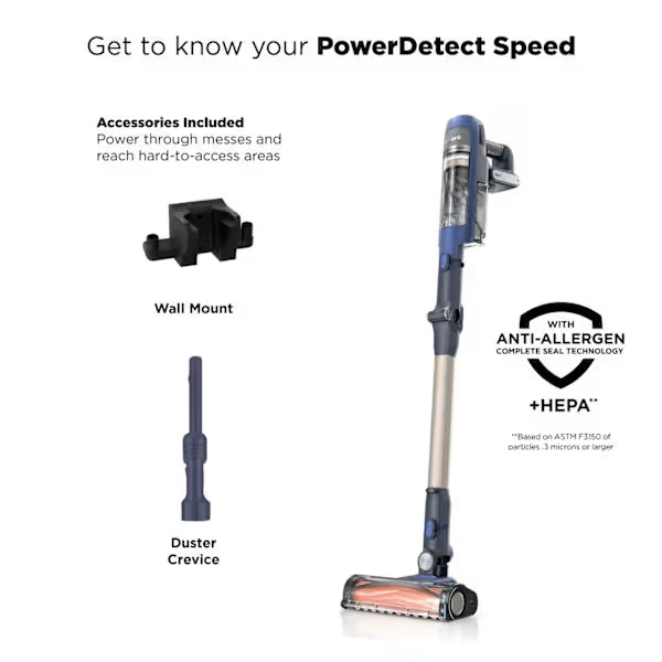 Shark PowerDetect Speed Cordless Vacuum – Ultramarine IA1241UK