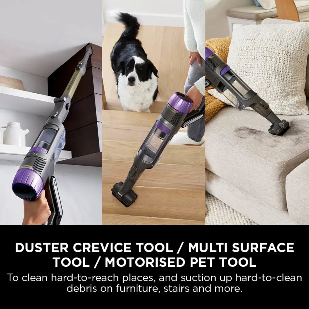 How do you clean a Shark vacuum cleaner step by step?