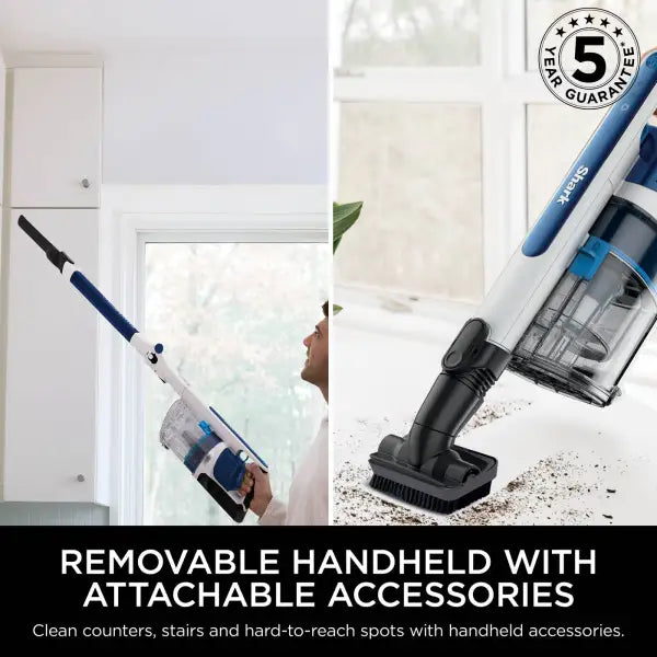 Shark PowerPro Cordless Stick Vacuum, with Anti Hair Wrap & Floor Detect IZ380UK