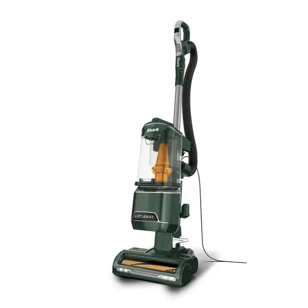 Main parts of an upright vacuum cleaner