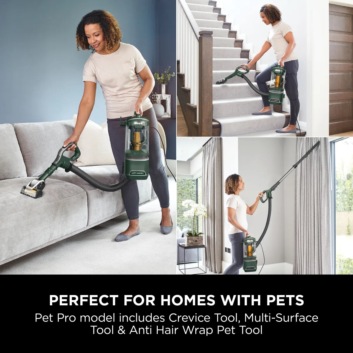 Shark Anti Hair Wrap Upright Vacuum Cleaner with Lift-Away, Pet Model NZ691UKT