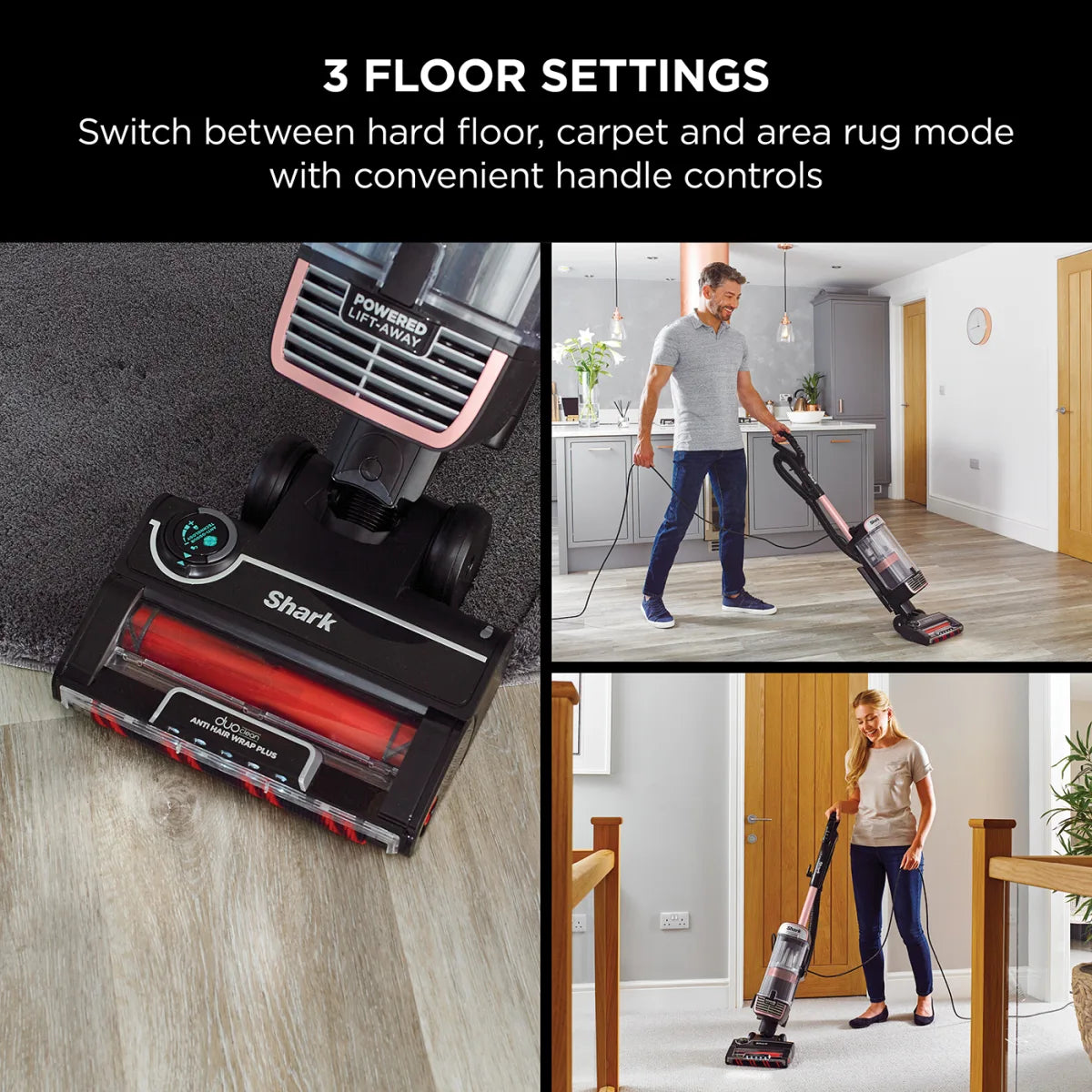 Shark Stratos Pet Pro Anti Hair Wrap Plus Anti-Odour Upright Vacuum [NZ860UKT]