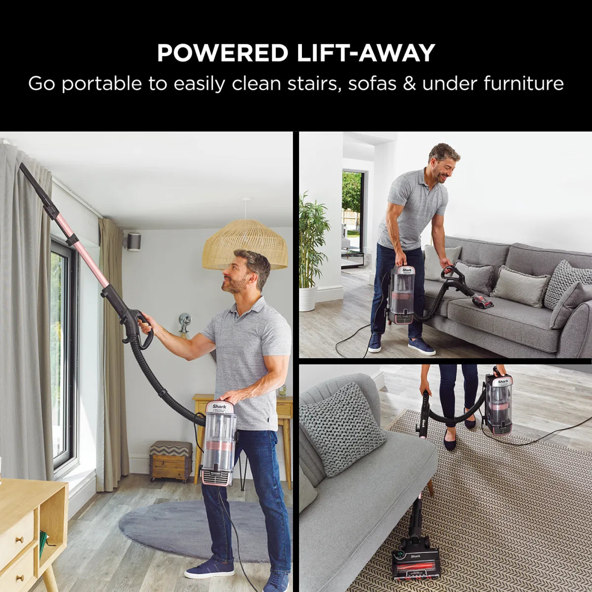 Shark Stratos Pet Pro Anti Hair Wrap Plus Anti-Odour Upright Vacuum [NZ860UKT]