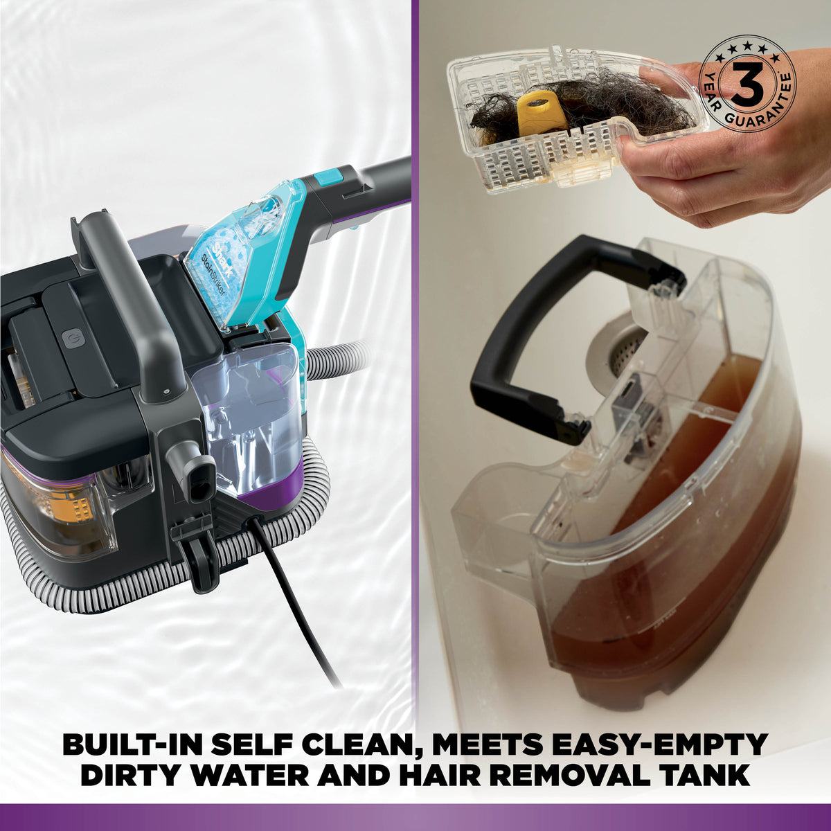 Shark StainStriker HairPro Stain & Spot Cleaner - Copper - PX250UKTC