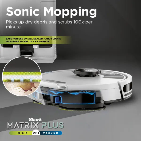 Shark Matrix Plus 2-in-1 Self-Empty Robot Vacuum & Mop RV2620WAUKWH