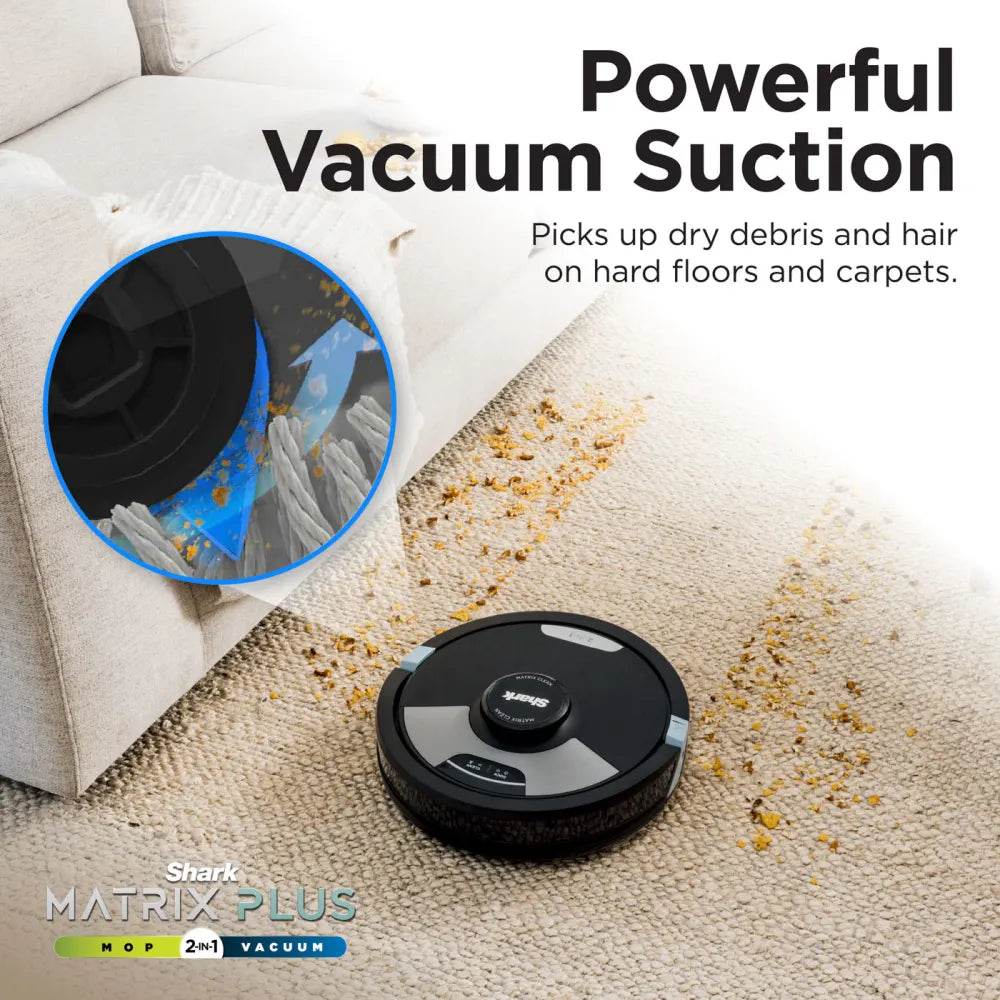 Shark Matrix Plus 2-in-1 Robot Vacuum & Mop Black RV2620WDUK