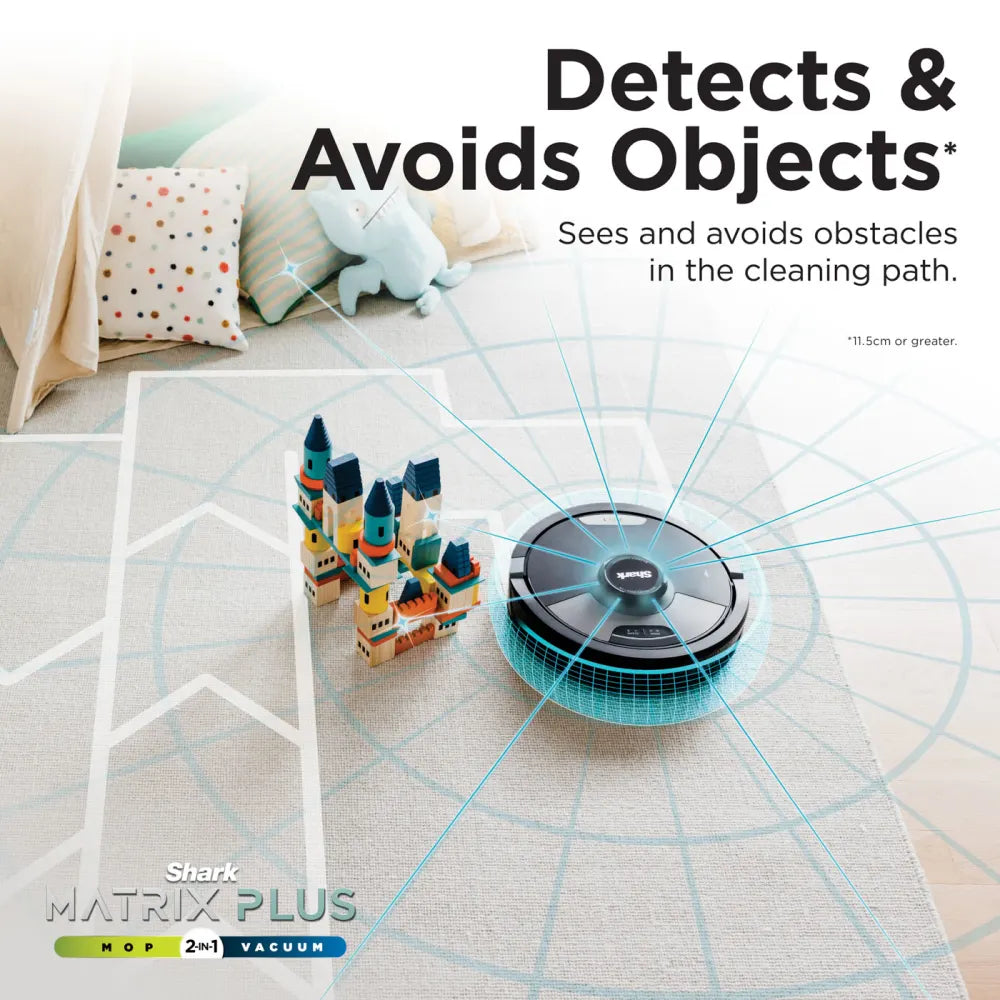 Shark Matrix Plus 2-in-1 Robot Vacuum & Mop Black RV2620WDUK