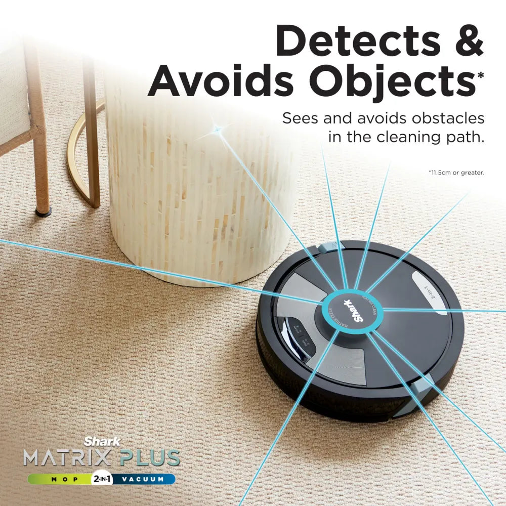 Shark Matrix Plus 2-in-1 Robot Vacuum & Mop Black RV2620WDUK