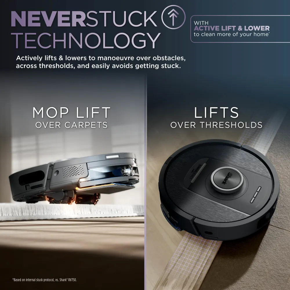 Shark PowerDetect NeverTouch 2-in-1 Self-Empty & Self-Refill Robot Vacuum & Mop RV2800YEUK