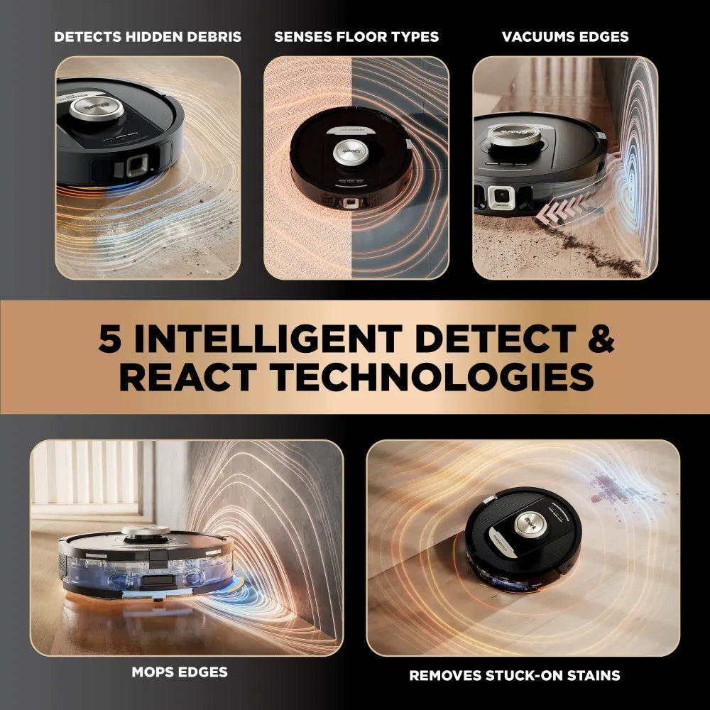 Shark PowerDetect NeverTouch Pro 2-in-1 Self-Empty, Self-Refill & Self-Clean Robot Vacuum & Mop RV2800ZEUK